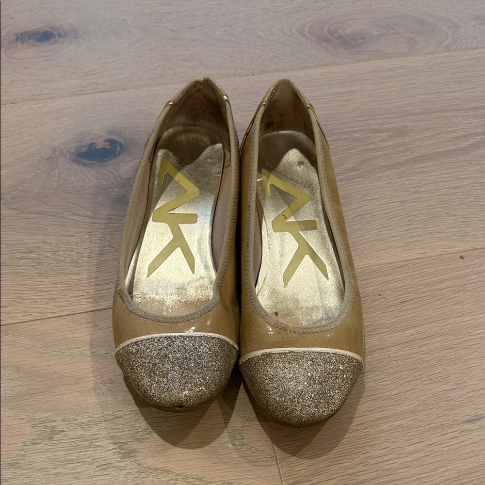Anne Klein Gold and Tan Women's Shoes